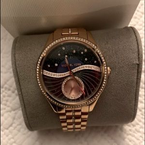 Michael Kors rose gold tone watch